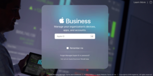 apple business manager login